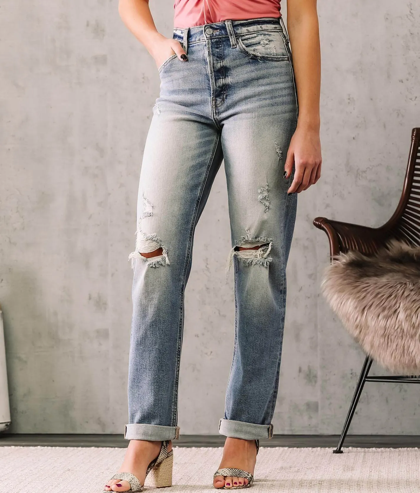 Jeans|Bottoms | Willow & Root The Dad Stretch Jean Recedar