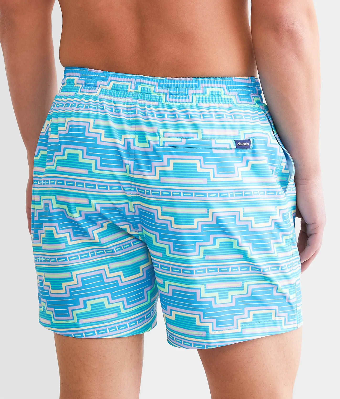 Chubbies The Desert Dawns Stretch Swim Trunks Turquoise Aqua New