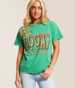 Tops | Merch Traffic The Doors 1968 Tour Oversized Band T-Shirt Green
