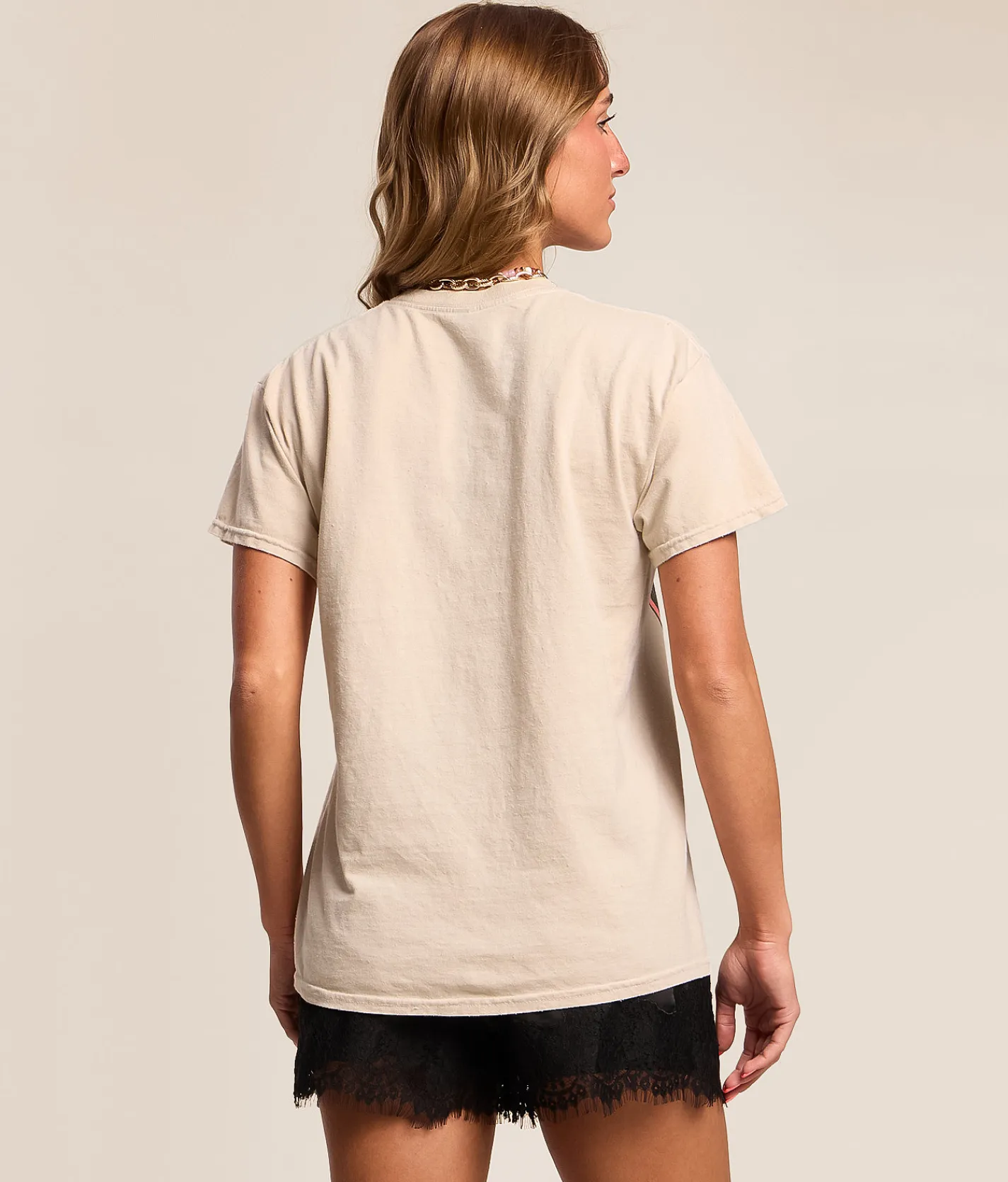 Tops | Merch Traffic The Eagles Oversized Band T-Shirt Natural