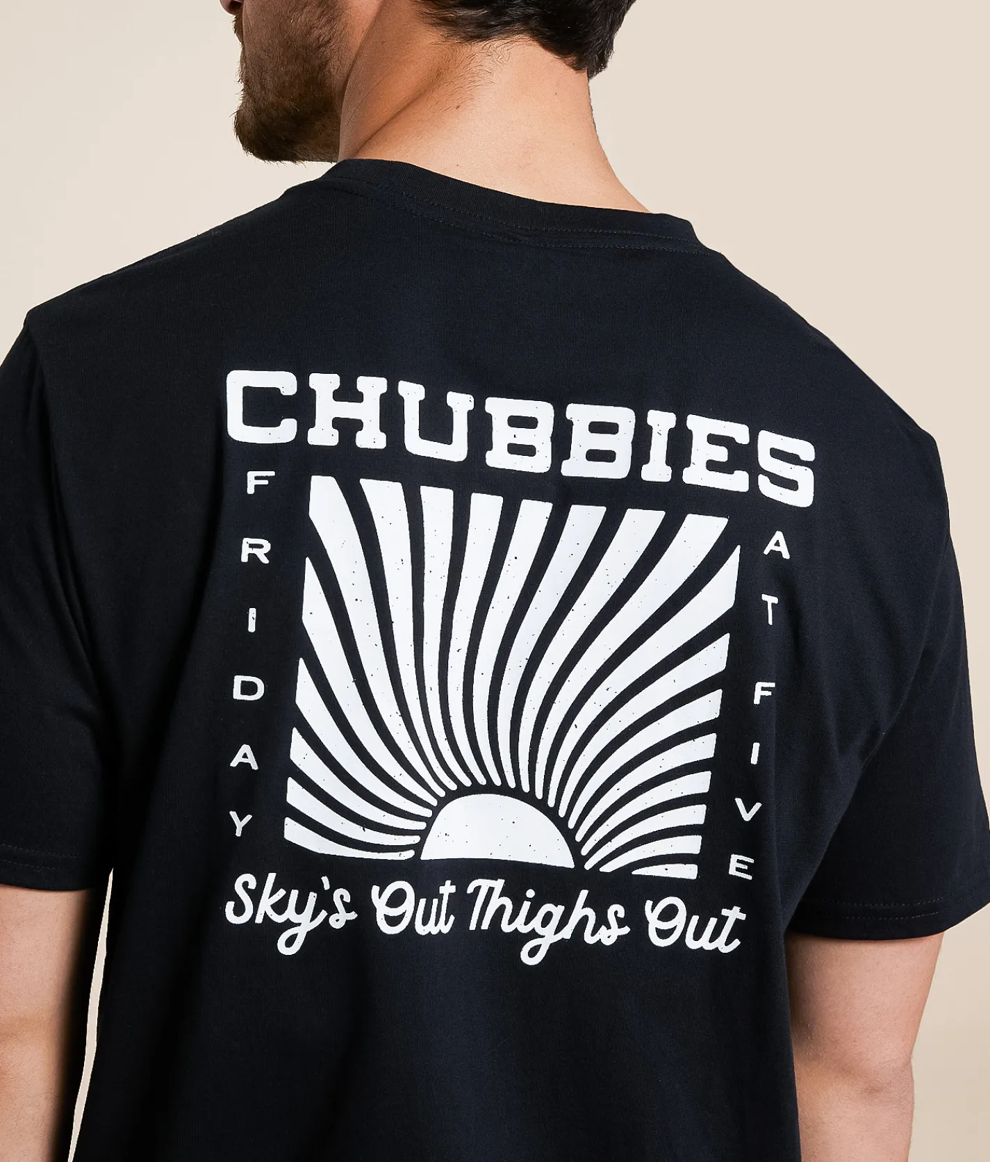 Graphic T-Shirts | Chubbies The Five Thighs T-Shirt Black