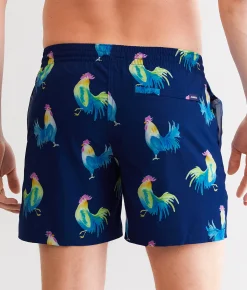 Chubbies The Fowl Play Stretch Swim Trunks Navy Best