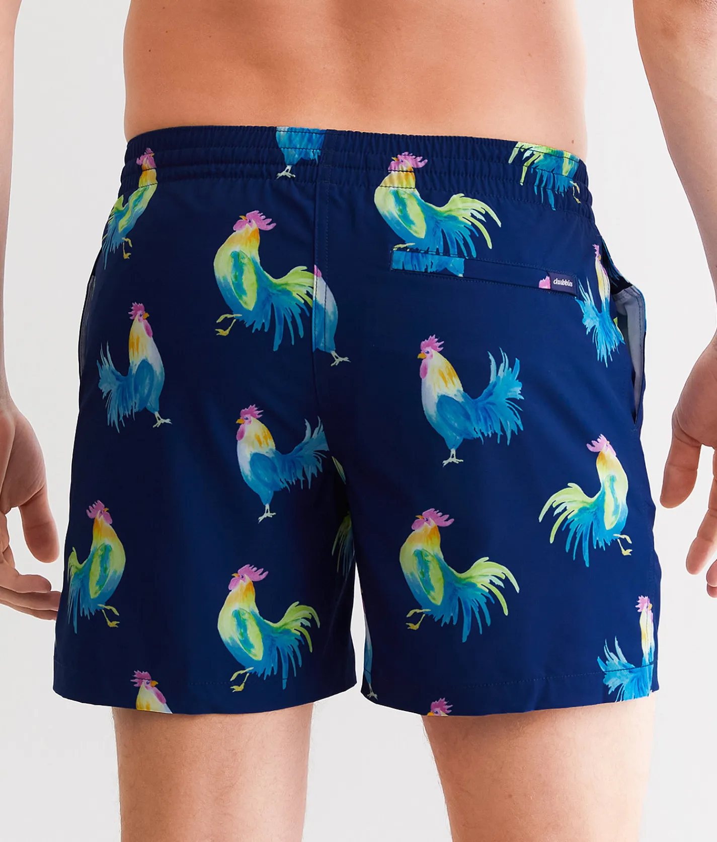 Chubbies The Fowl Play Stretch Swim Trunks Navy Best