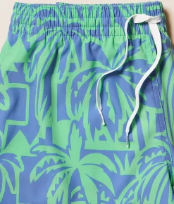 Chubbies The Frond Farewell Stretch Swim Trunks Bright Green Hot