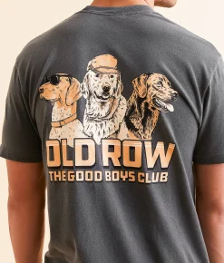 Old Row The Good Boys Club Trio T-Shirt Pepper