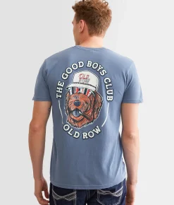 Old Row The Good Boys Club T-Shirt Blue Jean