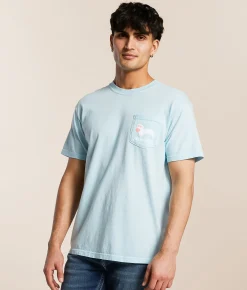 Graphic T-Shirts | Old Row The Good Boys Club T-Shirt Chambray