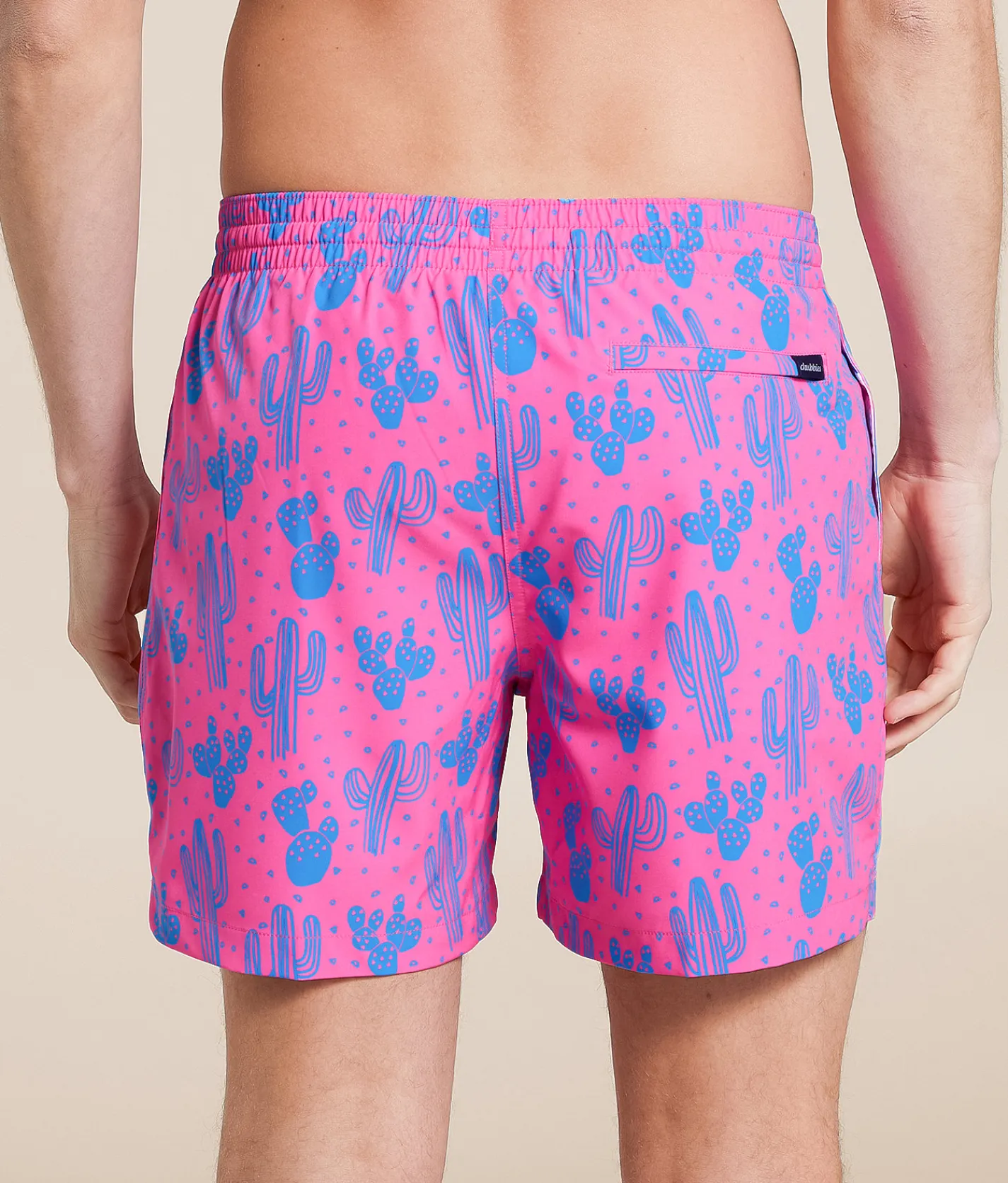 Bottoms|Swimwear | Chubbies The Grand Mirage Stretch Swim Trunks Bright Pink