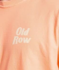 Old Row The Great Lite Shark T-Shirt Neon Cantaloupe Hot