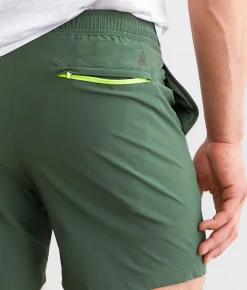 Bottoms|Activewear | Chubbies The Greeneries Short Dark Green Solid