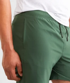 Bottoms|Activewear | Chubbies The Greeneries Short Dark Green Solid