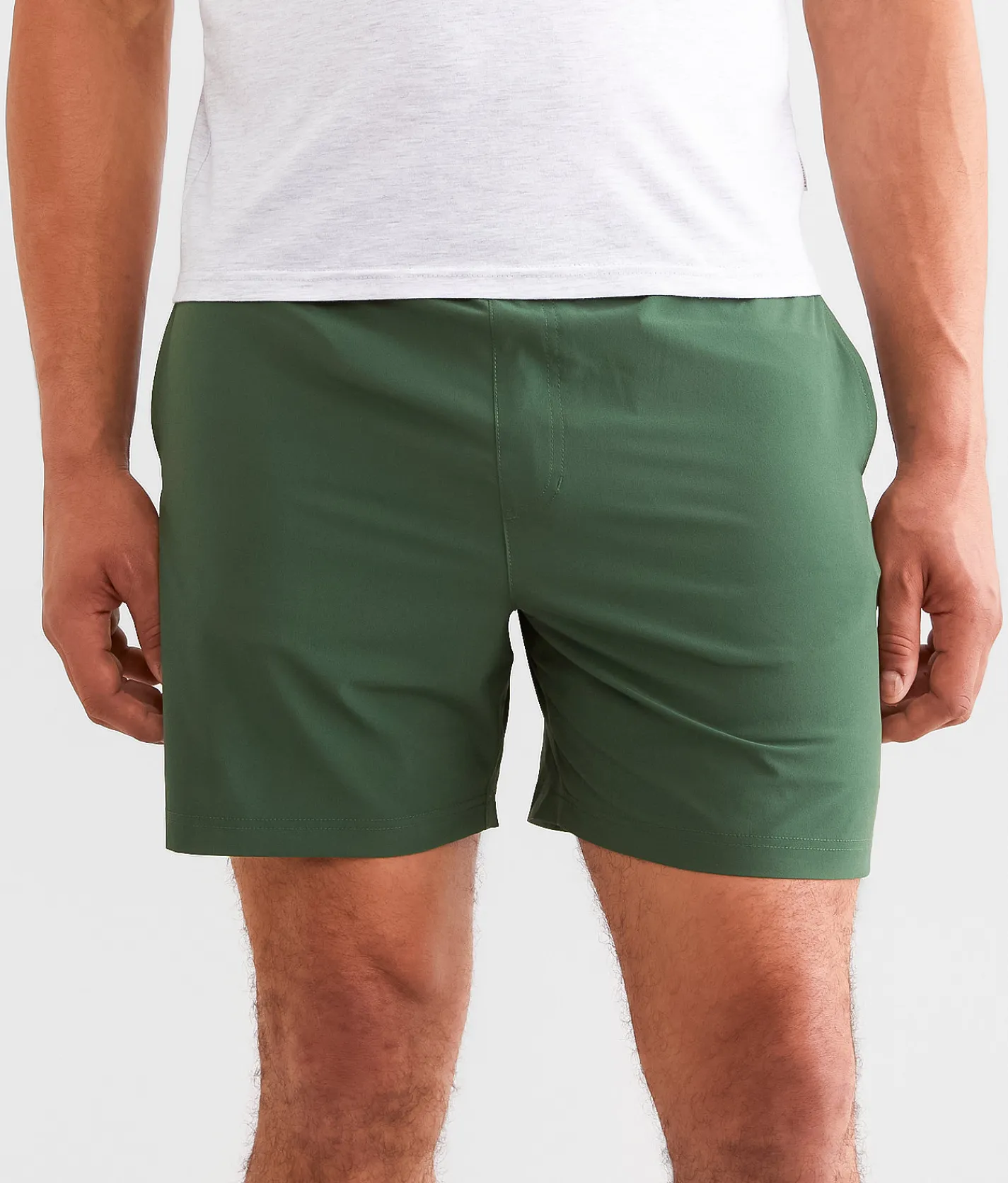 Bottoms|Activewear | Chubbies The Greeneries Short Dark Green Solid
