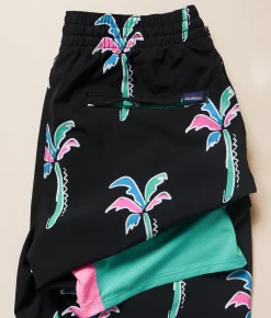 Chubbies The Havana Nights Stretch Swim Trunks Black Discount
