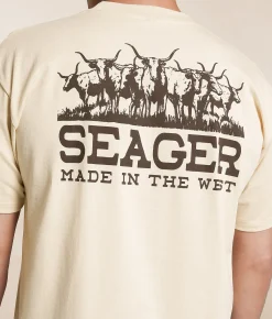 Seager The Herd T-Shirt Vintage White Best