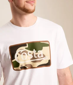 Tops|Graphic T-Shirts | Costa® The Hunt T-Shirt White