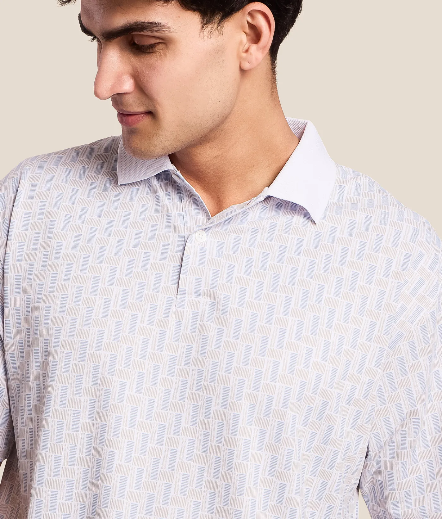 Tops | Devereux Golf The Ladders Performance Polo Marine Grey