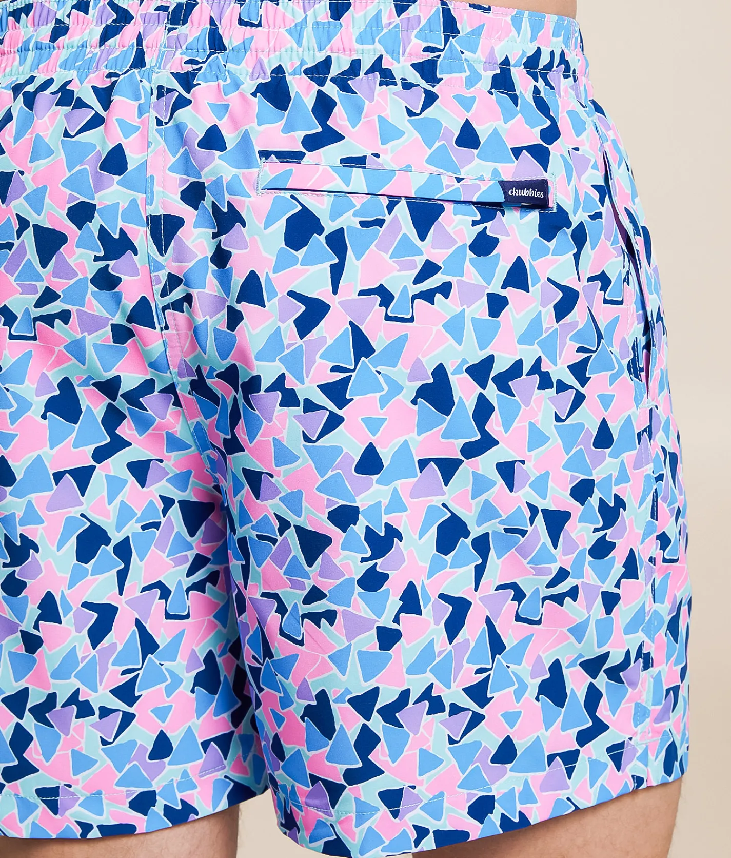 Chubbies The Magic Eyes Stretch Swim Trunks Turquoise Aqua New