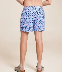 Chubbies The Magic Eyes Stretch Swim Trunks Turquoise Aqua New