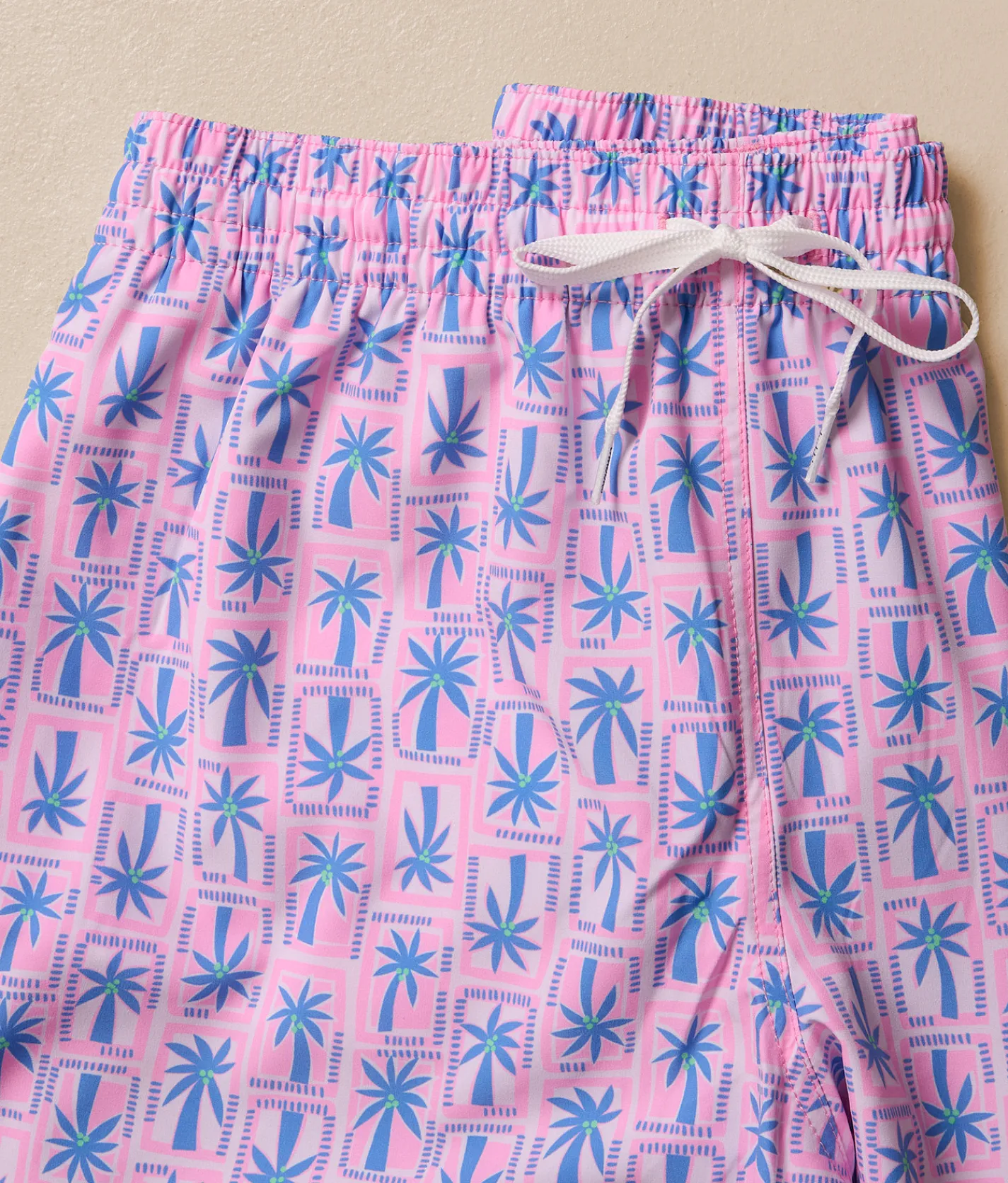 Bottoms|Swimwear | Chubbies The Miami Mosaic Stretch Swim Trunks Optic White