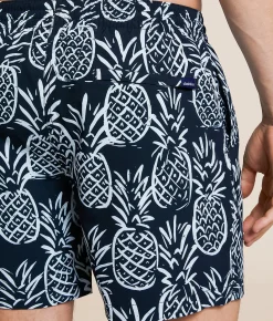 Chubbies The Midnight Thigh-N Stretch Swim Trunks Black Pattern Based PL Discount