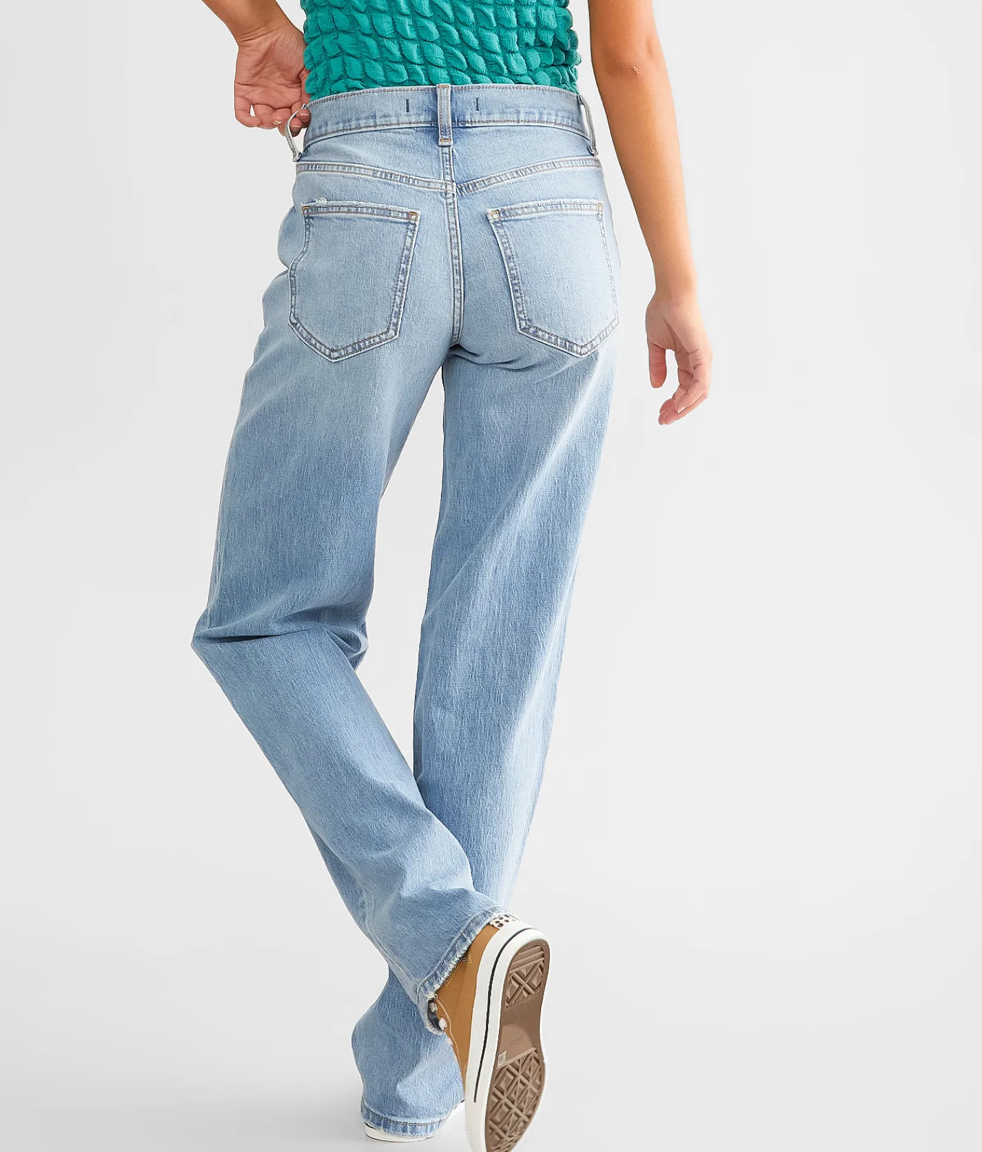 Willow & Root The Mid Waist Stretch Jean Ambretta Hot