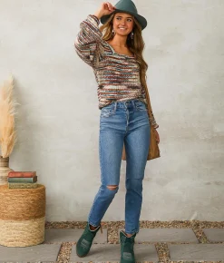 Jeans|Bottoms | Willow & Root The Mom Jean Saffron