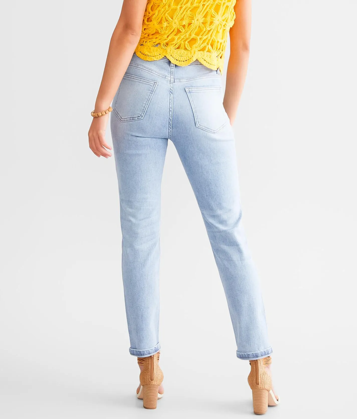 Willow & Root The Mom Jean Cerise Online