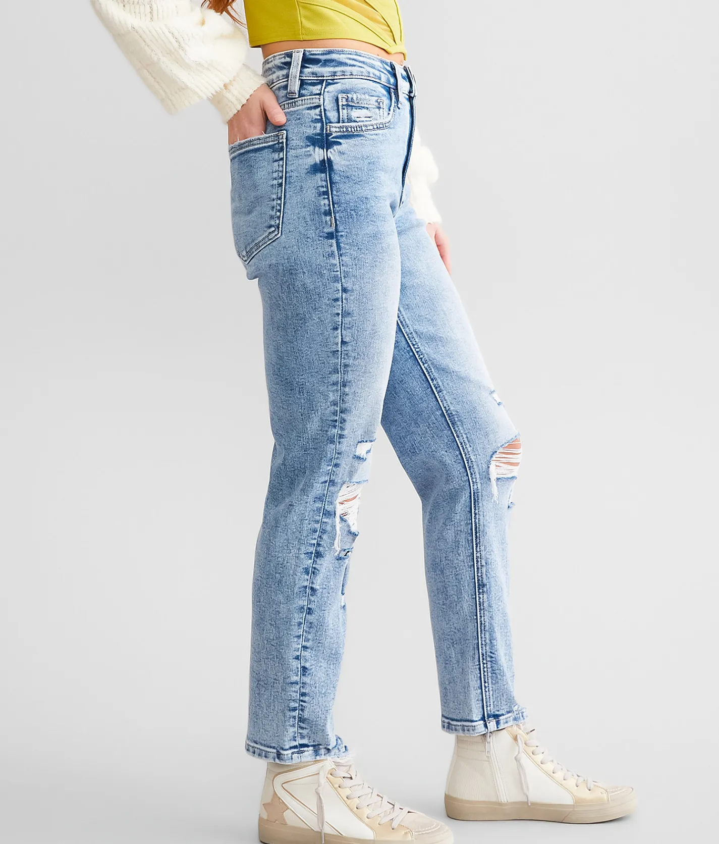 Willow & Root The Mom Jean Buttercup New