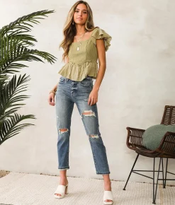 Jeans|Bottoms | Willow & Root The Mom Jean Primrose