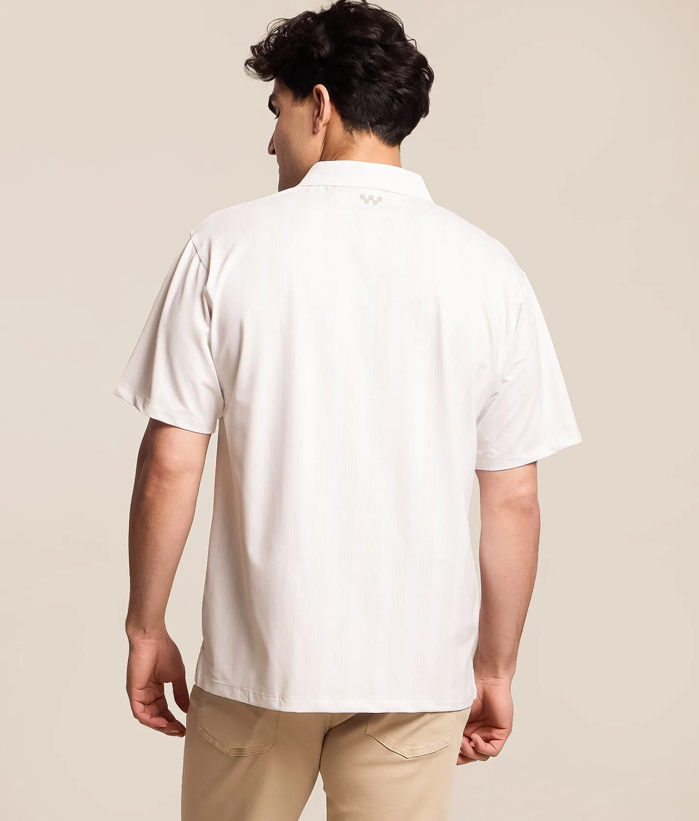 Tops | Devereux Golf The Oasis Performance Polo White