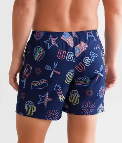 Chubbies The Patriotic Lights Stretch Swim Trunks Open Mescellaneous Online