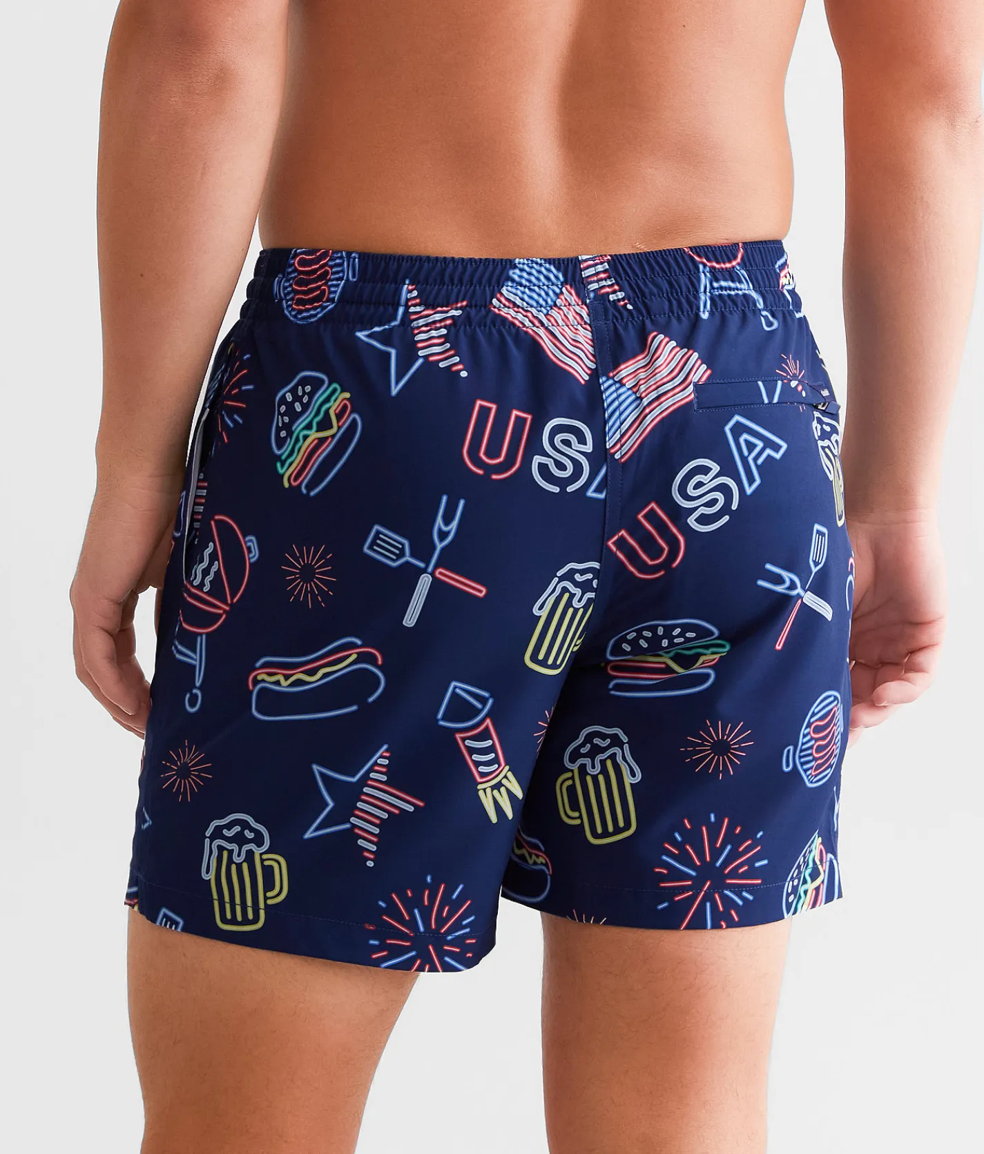 Chubbies The Patriotic Lights Stretch Swim Trunks Open Mescellaneous Online