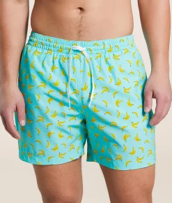 Chubbies The Peelio Dealios Stretch Swim Trunks Mint Pattern Based New