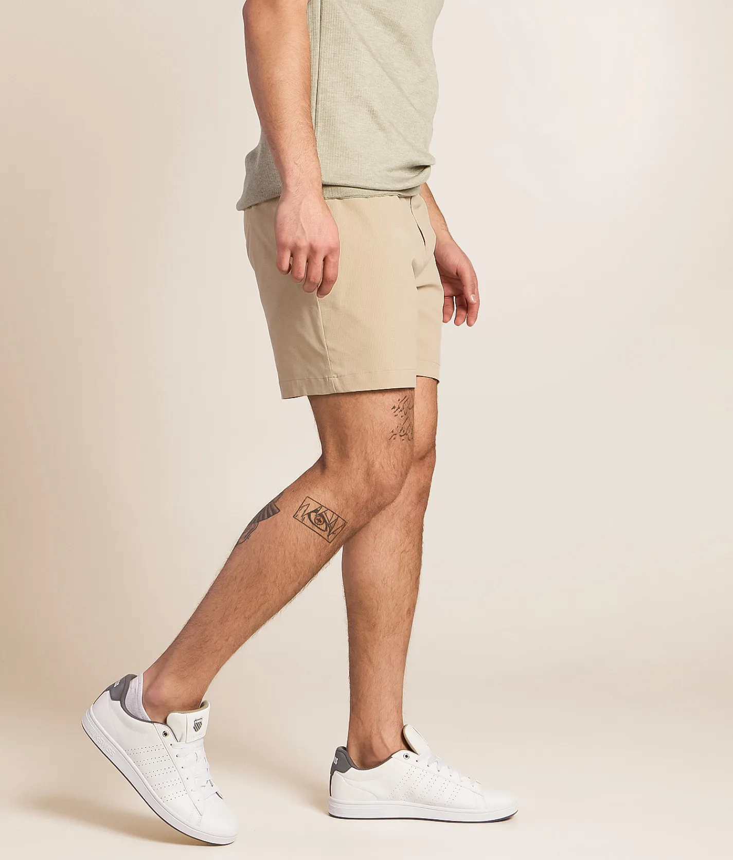 Chubbies The Peppercorns Breezetech Hybrid Stretch Short Medium Khaki Online