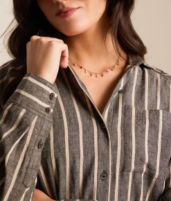 Z Supply The Perfect Line Blouse La Palma Clearance