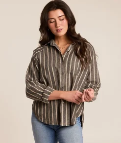 Z Supply The Perfect Line Blouse La Palma Clearance