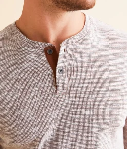 Outpost Makers Thermal Henley Brown Out New