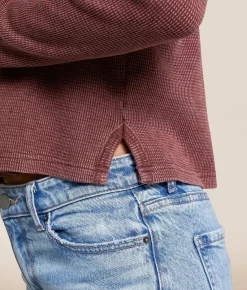 Tops | FITZ + EDDI Thermal Henley Sable