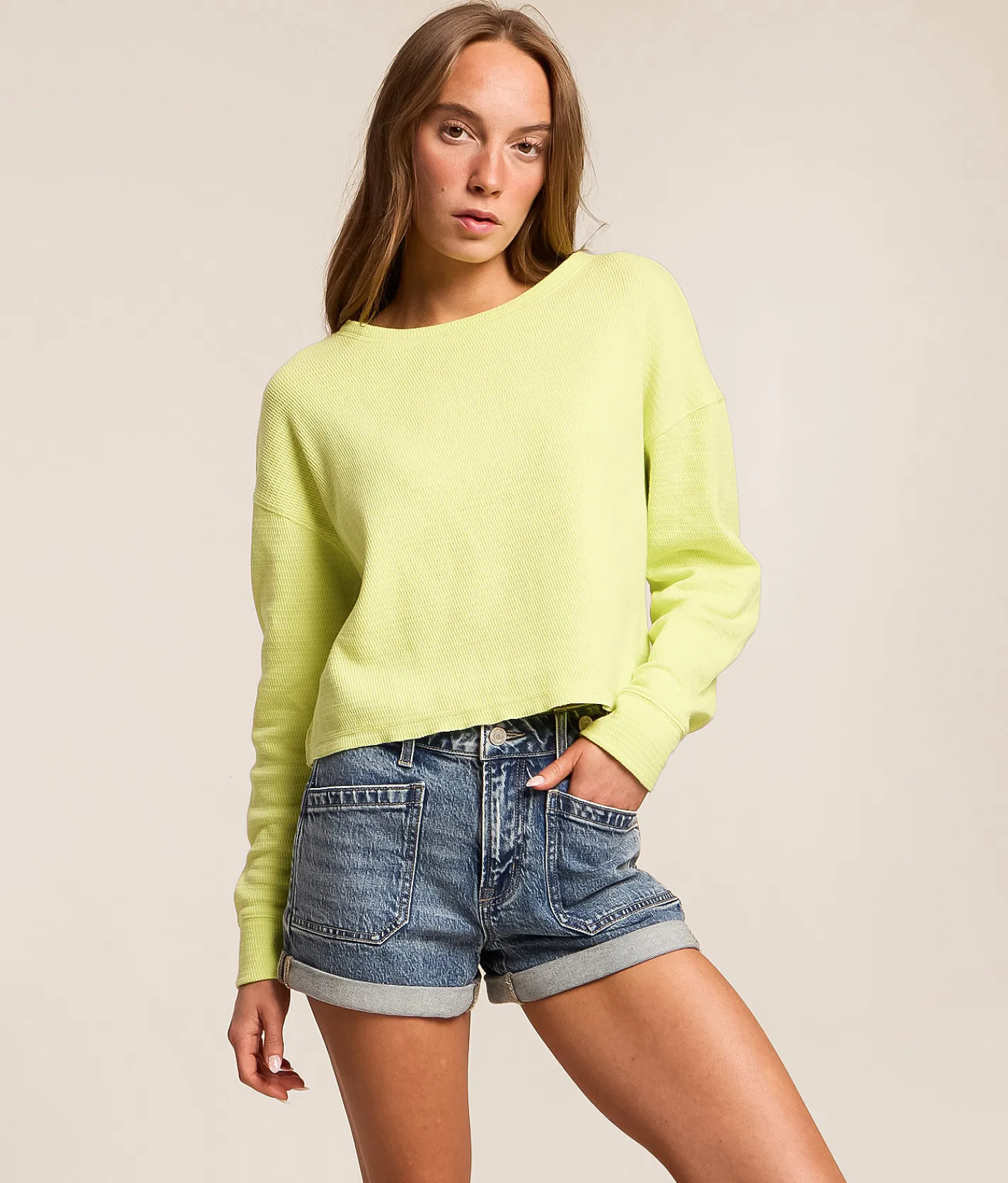 Tops | FITZ + EDDI Thermal Top Sunny Lime