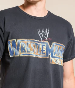 Tops|Graphic T-Shirts | Goodie Two Sleeves The Rock VS Steve Austin T-Shirt Black