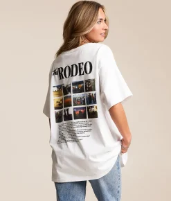 Wrangler® The Rodeo Oversized T-Shirt Bright White Outlet