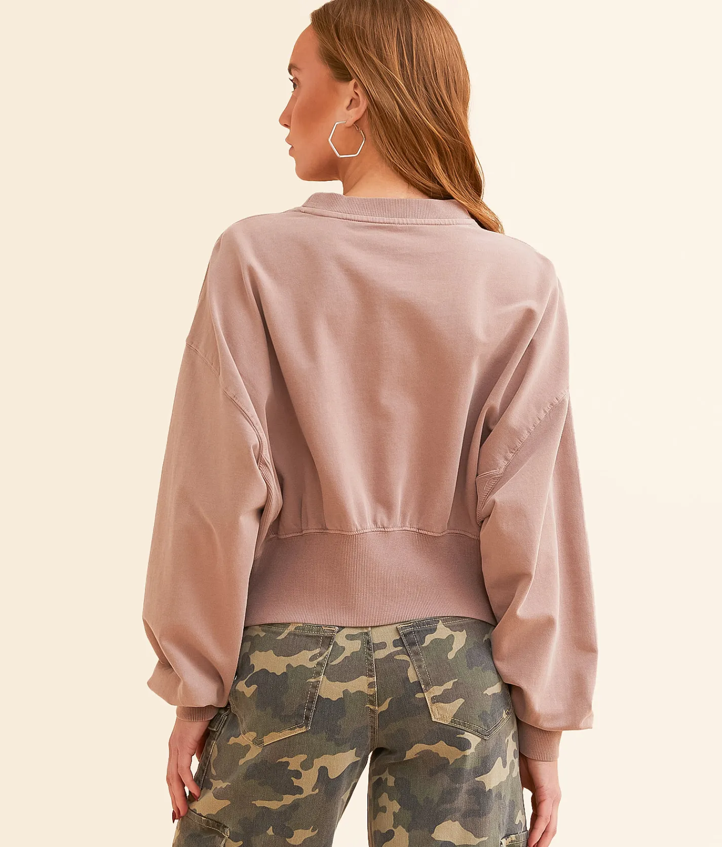 Tops | Life Clothing The Rolling Stones Band Cropped Pullover Peppercorn