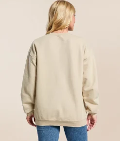 Tops | Hybrid The Rolling Stones Band Pullover Sand