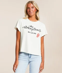 Life Clothing The Rolling Stones 1978 Band T-Shirt White