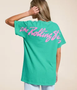 Bravado The Rolling Stones Band T-Shirt Green Spruce Hot