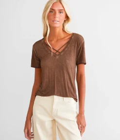 Tops | White Crow The Sleek Jersey T-Shirt Cocoa Brown