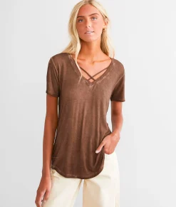 Tops | White Crow The Sleek Jersey T-Shirt Cocoa Brown