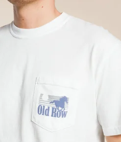 Old Row The Smokin' Cowboy T-Shirt White Sale