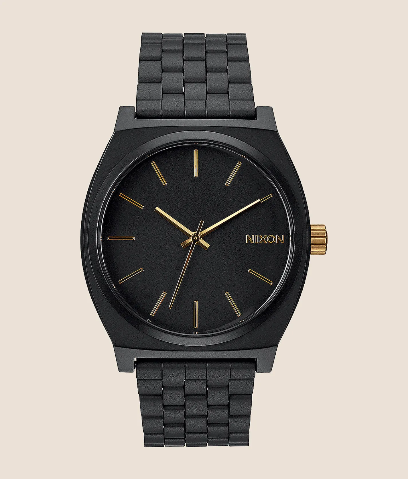 Accessories | Nixon The Time Teller Watch Matte Black Gold