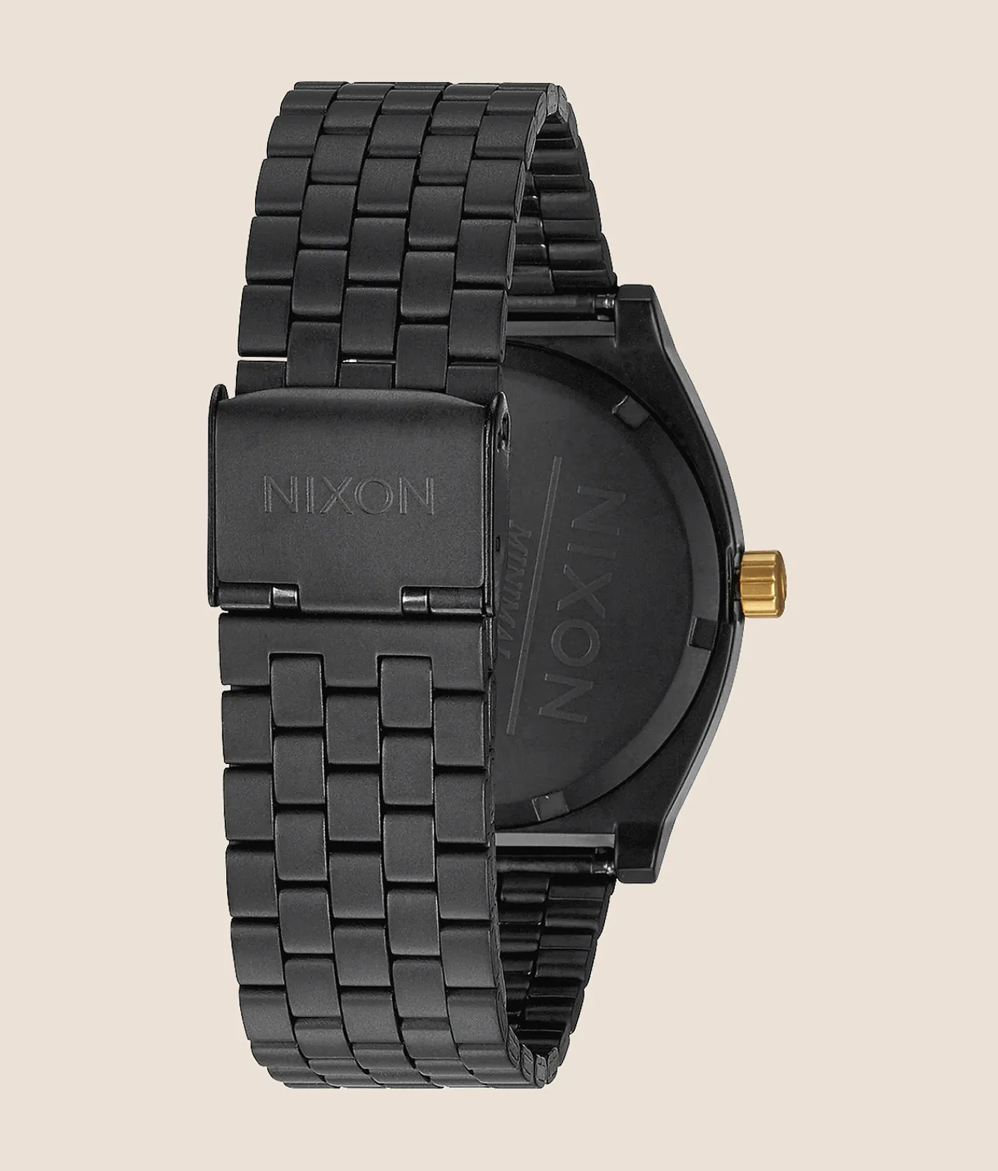 Accessories | Nixon The Time Teller Watch Matte Black Gold